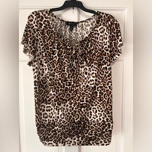 Women’s animal print blouse size small